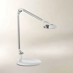 Humanscale_-_Element_Adjustable_Desk_Lamp_-_Base_-_White-Silver_-_EDEBW