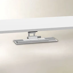 Humanscale_-_Floating_Desk_Keyboard_Tray_System_-_Standard_Palm_Support_-_White_-_6FW259F12