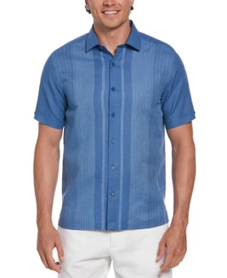 Gradient-Panel-Linen-Blend-Shirt-Dutch-Blue-Cubavera