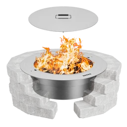 Zentro_30_Round_Stainless_Surround_wLid_NewDesign_wFire