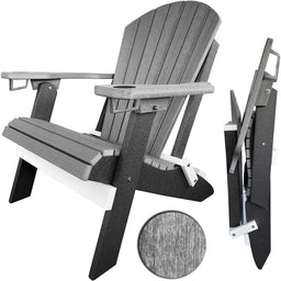 FoldingPolyWoodAdirondackChairDG-CHAR-WH
