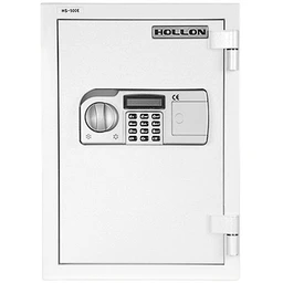 White_Hollon_500E_Fireproof_Electronic_Keypad_Lock_Home_Safe