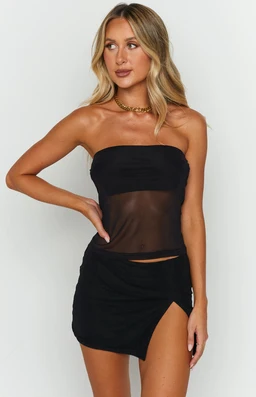 GabeBlackMeshMiniSkirt1