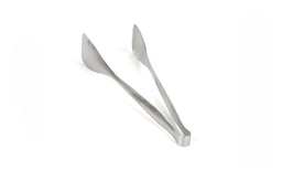 BUT024BSS22_FOH12inchBrushedStainlessTongs_Silver6ct