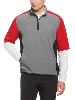 Mens-Heather-Blocked-Half-Zip-Golf-Pullover-Tango-Red-Callaway