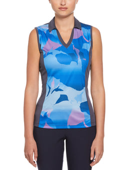 Womens-Abstract-Gradient-Print-Block-Golf-Polo-Blue-Sea-Star-Callaway_13bc5849