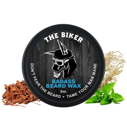 BadassBeardCare-BeardWax-TheBiker
