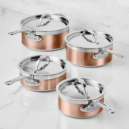 HestanCopperBond-InductionCopperSaucepanswithLid