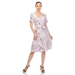 floral-short-sleeve-knee-length-dress-970733