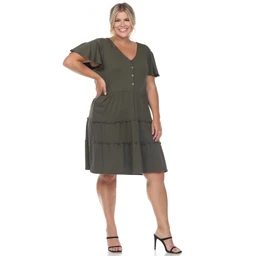 short-sleeve-v-neck-tiered-midi-dress-plus-712636