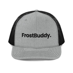 frost-buddy-heather-grey-black-logo-trucker-cap-36278407364763