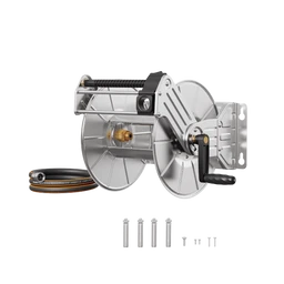 WallGiraffeToolsMountedHoseReel-StainlessSteel