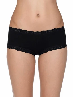 Hanky-Panky-Supimar-Cotton-Boyshort-Black-View-1