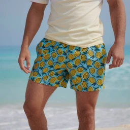 Men Plus Size Beach Shorts