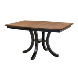 Carlisle_Single_Pedestal_Table_-_Maple-Ebony_Elm-MC