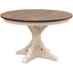 NewportSinglePedestalTable-Maple-CocoaLight_CountryWhitewithCocoaLightRubThru_5694d445-f4ed-4016-ad69-c5954924e8d6