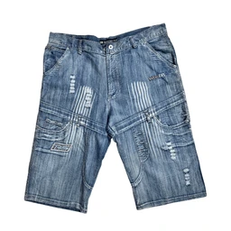 Men Plus Size Denim Shorts