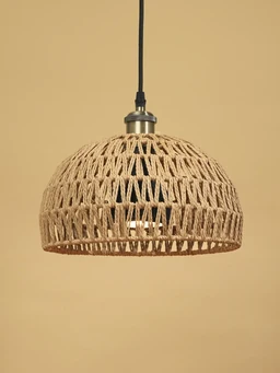 Verona_-_Walnut_Brown_Rattan_Lampshade_Black_Pendant