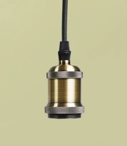 Modern-Black-Pendant-with-Bronze-Lamp-Socket-new