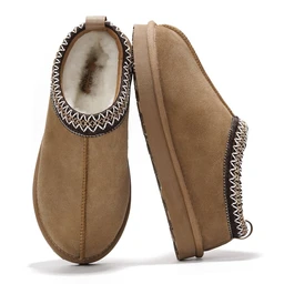 Nerita Women's Slipper, Genuine sheepskin and shearling fur fuzzy slipper. Project Cloud memory foam slippers.