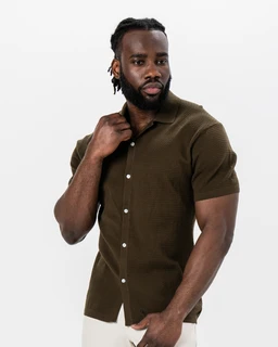 state-liberty-athletic-fit-textured-knit-short-sleeve-button-down-olive-ssbd-3