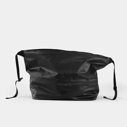 NOMATIC Vacuum Bag 2.0 (XL) in black, rolled and closed, side view