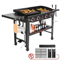 4-BurnerGasGrillandGriddleCombo-RoyalGourmet