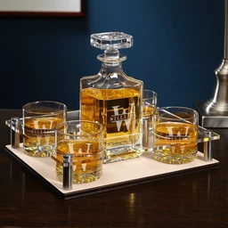 custom-presentation-set-with-carson-whiskey-decanter-glasses-bar-serving-tray-display-set-7343954