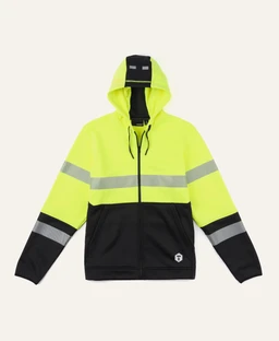 m2_grid_hoodie_zip_mens_hiviz_flat_lay