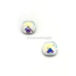 4461-swarovski-classy-square-fancy-collection-crystal-ab-8mm-2pcs-blue-shade-golden-shadow-crystals-shape-oceannailsupply-jewelry-fashion-accessory-412