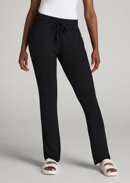 American-Tall-Women-OpenBottom-CozyPJ-LoungePants-Black-front_cf97f5c5-8bc0-44e1-9506-ff1b23371e06