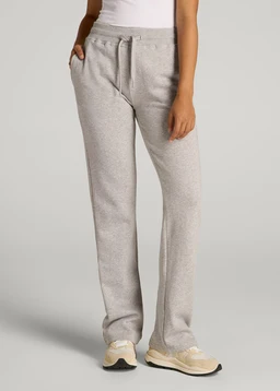 American-Tall-Women-Wearever-Fleece-Open-Bottom-Pant-Grey-Mix-front_bae30249-5f82-429b-8c8a-69fd8a719176