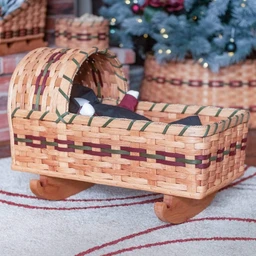 amish-dolls-doll-cradle-18-amish-handmade-woven-wooden-crib-wine-green-28438296526951