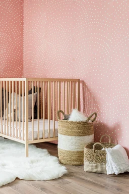 crescent-polka-dots-mural-wallpaper