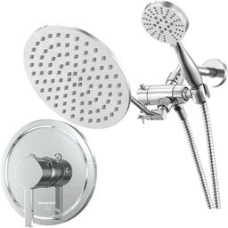 MainImageValveandTrimwith3-SprayDualandAdjustableShowerArmChrome2.5TheShowerHeadStore