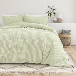 linens-and-hutch-duvet-covers-twin-twin-xl-sage-puffed-chevron-puffed-chevron-pattern-3-piece-duvet-cover-set-31136649019474