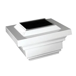 Regal_White_Solar_Fence_Post_Light