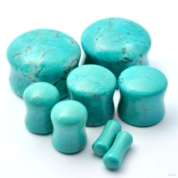 stoneplugturquoise