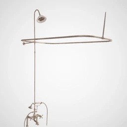 traditional-deck-mount-tub-faucet-with-porcelain-hand-shower-shower-rod-riser-and-shower-head-1981339500607