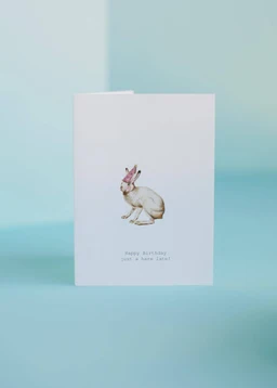 tokyomilk-stationery-a-hare-late-birthday-card