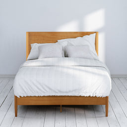 AllenMid-centuryBedRoundLegwithHeadboard
