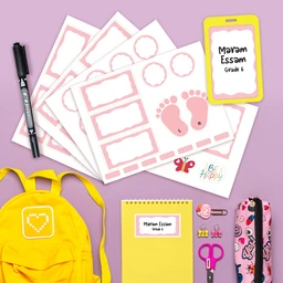 Kids Stationery Stickers