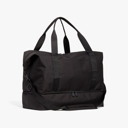 CATALINA-DELUXE-600d-recycled-poly-onyx-black-dark-grey-SIDE-weekender-lo-and-sons