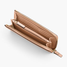 interior-1-empty-LEATHER-WALLET-saffiano-leather-rose-quartz-gold-camel-small-accessory-lo-and-sons