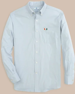 miami-hurricanes-gingham-button-down-shirt-1-slate-grey-front-6836