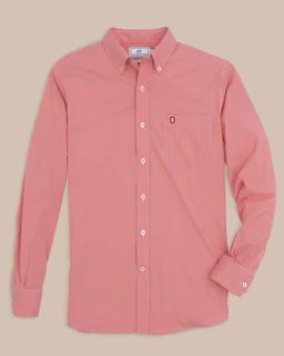 ohio-state-buckeyes-gingham-button-down-shirt-1-varsity-red-front-6836