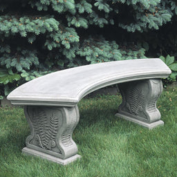 Curved_Woodland_Ferns_Garden_Bench
