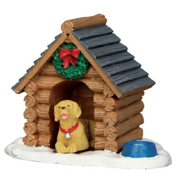 christmas-lemax-vail-village-accessory-log-cabin-dog-house-54943-2