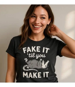 fake-it-til-you-make-it-possum-unisex-graphic-tee-3990900