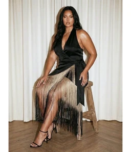 plus-size-black-satin-halter-fringe-wrap-dress-5912852